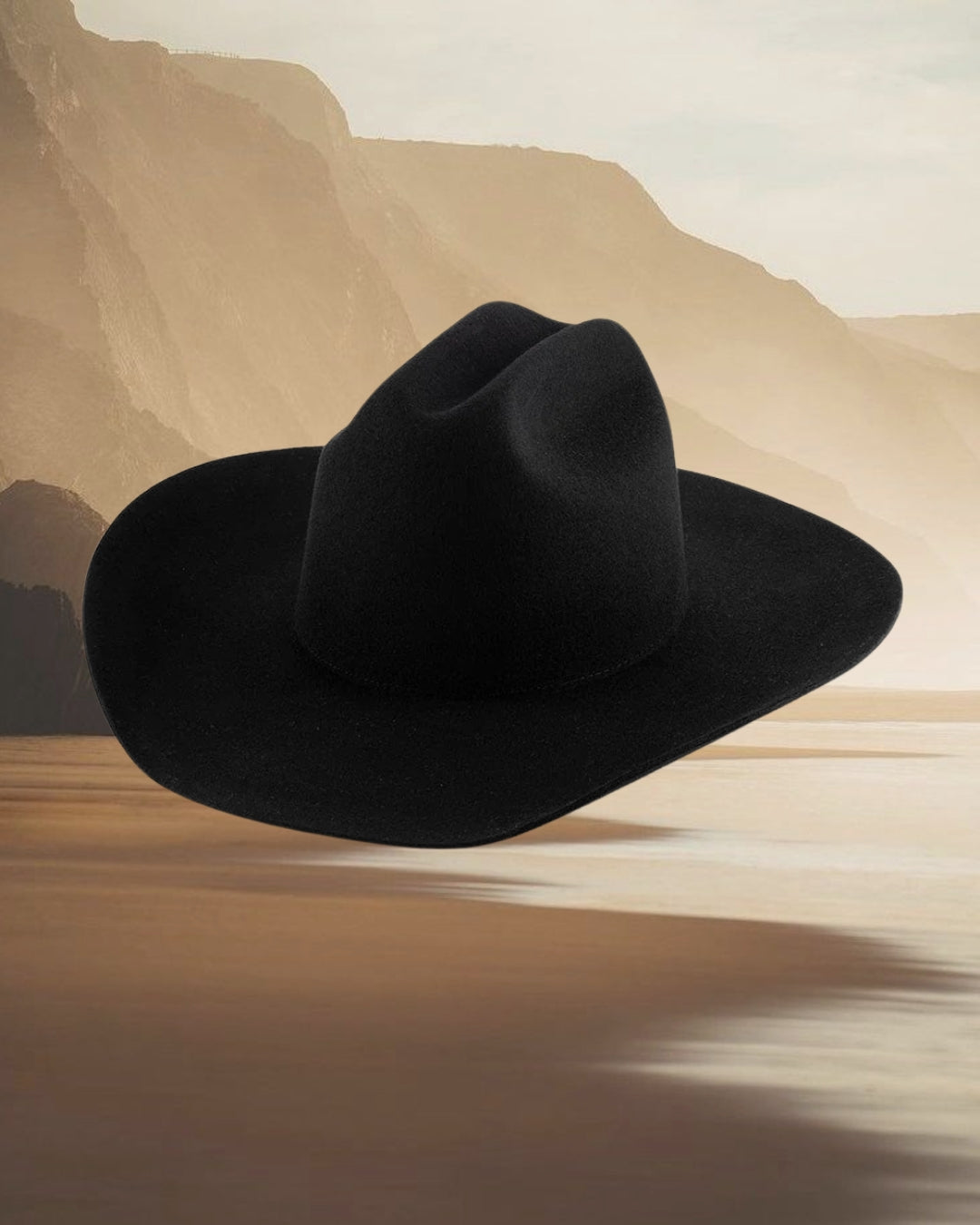 Aurora Cattleman Cowboy Hat Black