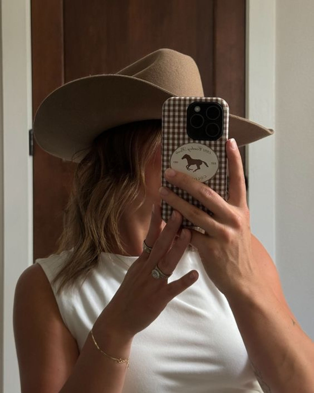 Aurora Cattleman Cowboy Hat Brown
