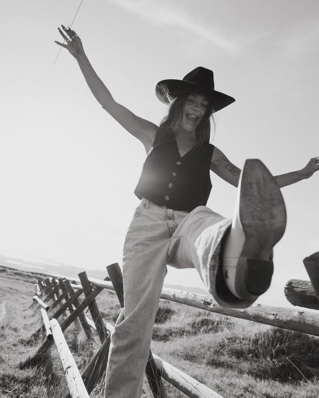 Aurora Cattleman Cowboy Hat Black