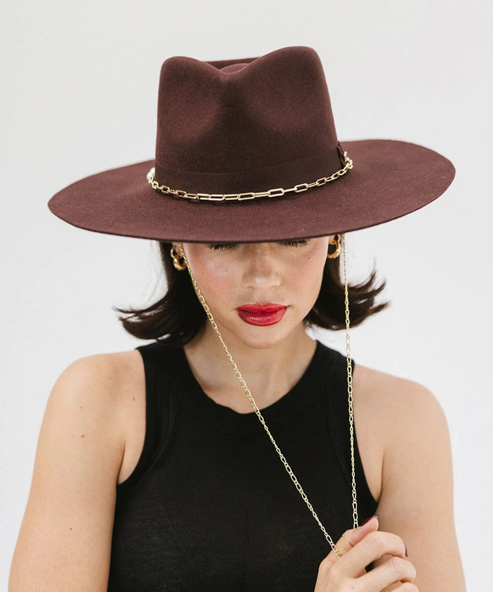 Detachable Gold-Plated Hat Chain